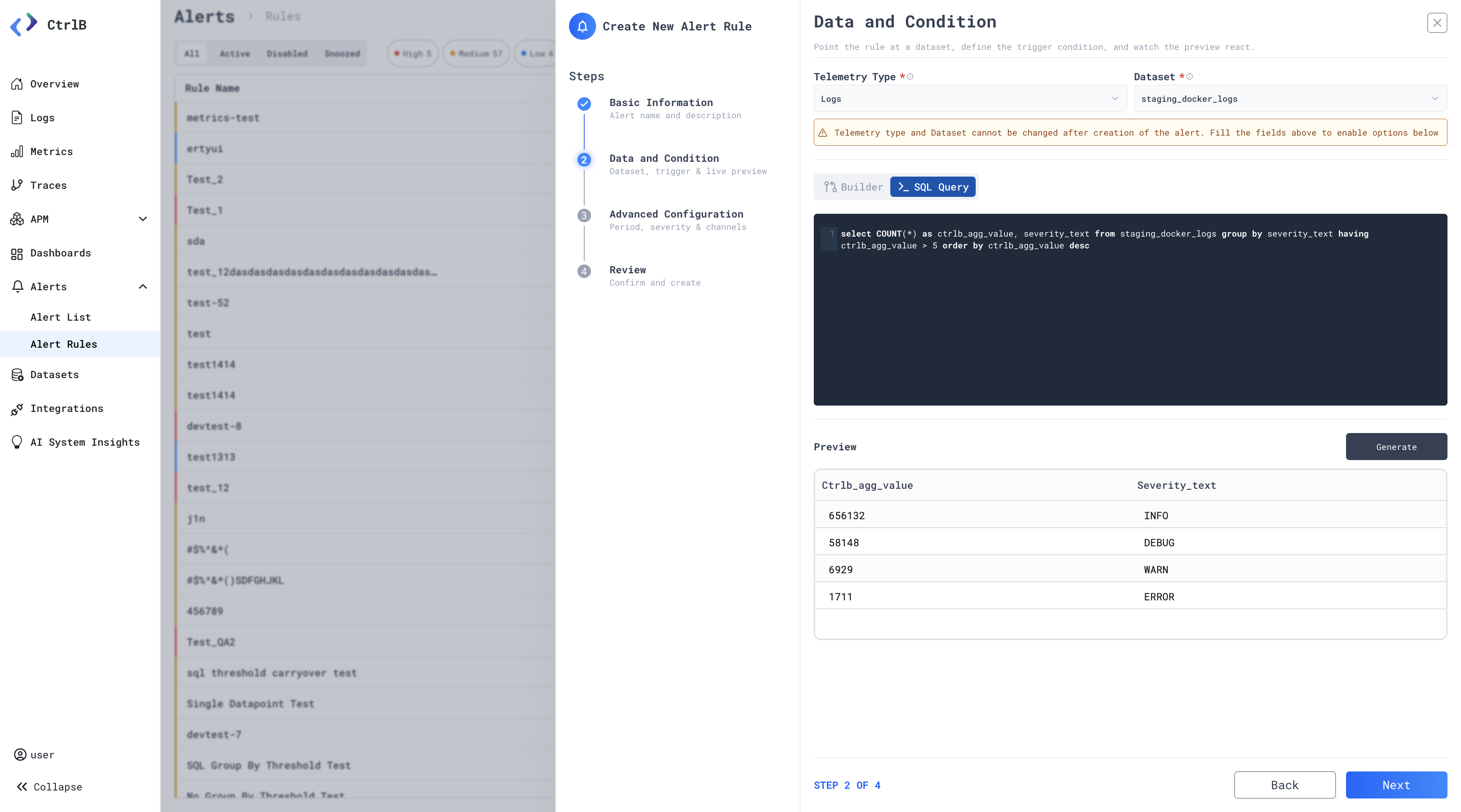 Alert Creation Example 2